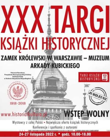 XXX Targi Książki Historycznej. Święto literatury historycznej